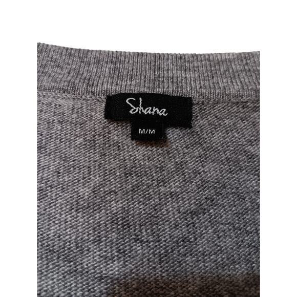 SHANA Bunny Rabbit SweaterTop Lightweight Soft Peter Novelty Easter VNeck Medium - Picture 6 of 7